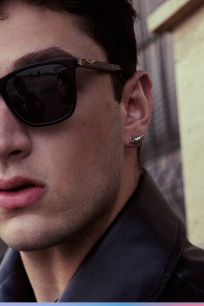 Mishka "TOXIC" Dikenli Tel Tekli Gümüş Küpe