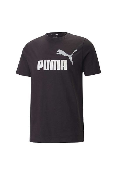 Puma Tricou Herren - ESS+ Essentials 2 Col Logo Tee, Rundhals, Kurzarm, uni