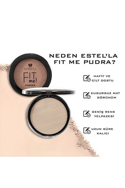 Estella Fit Me Powder Powder with Estel Masking Skin Problems