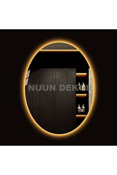 NUUN DEKOR 90X70 ELİPS BANYO AYNASI - GÜN IŞIĞI LEDLİ (TRAFOLU)