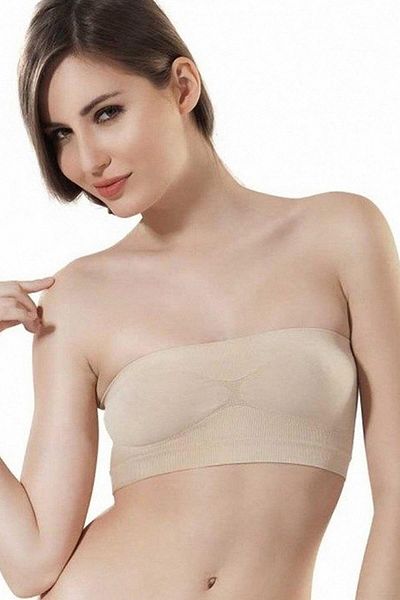 Miss Fit 1401 Μπουστάκι κοπής με λέιζερ χωρίς στράπλες χωρίς καπάκι