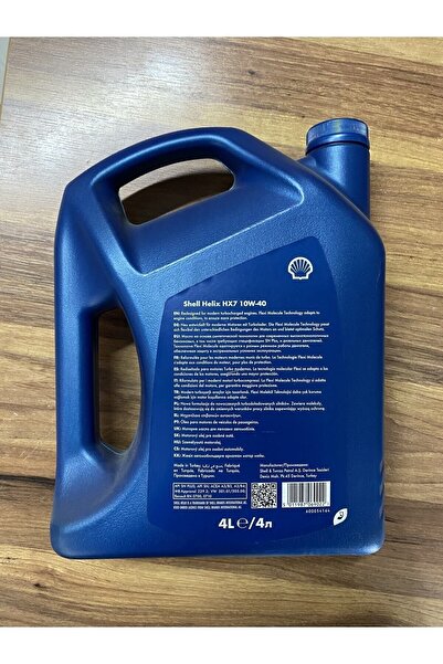 SHELL 10w40 Hx7 4lt Motor Yağı