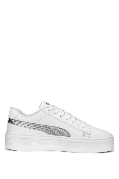 Puma Bílé dámské tenisky Smash Platform v3 Space M