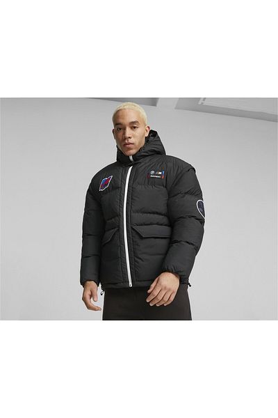Puma Ανδρικό casual μπουφάν Bmw Mms Statement Race Jkt 62106901 Μαύρο