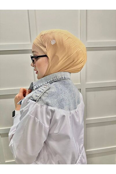 Cosie Vesla Hıjab Spor Kaydırmaz Bone, Başörtüsü 00887 Koyu Bej
