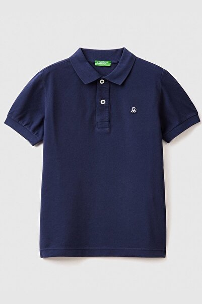 Benetton Boys' Logo Polo T-Shirt