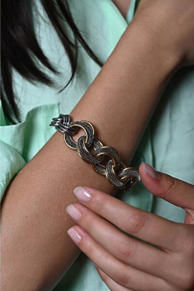TÜKKAN ACCESSORİES ÖZEL SERİ GOLD/GÜMÜŞ MİKRON KAPLAMA HASIR DETAY TASARIM Bİ...