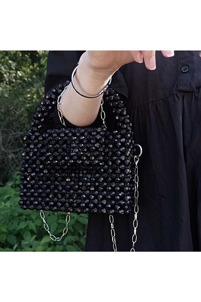 BEYBACO Τσάντα Crystal - Τσάντα Crystal Beaded - Crystal Beaded Bag - Crystal Hand&Shoulder Bag