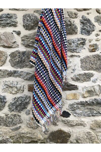 home of buldan %100 Pamuk Banyo Havlusu Otantik El Dokuması Battal Boy