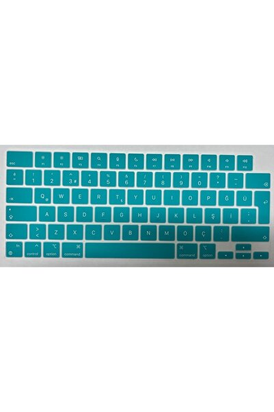 ARABULALACA Macbook Air 15 Inç 2025 A3241 M4 A3114 M3 A2941 M2 İşlemci Türkçe Q Silikon Klavye Koruyucu
