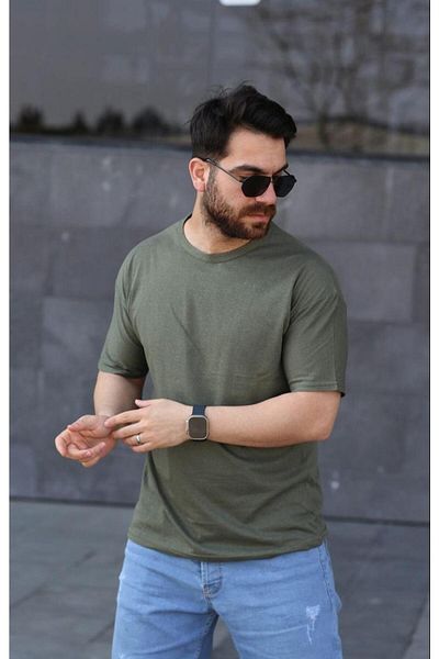 FATELLA Men's comfort basic comfortable Cut Crew Neck Short Sleeve T-Shirt