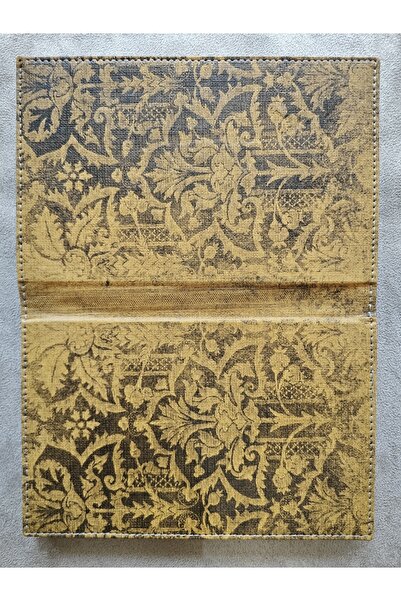 ankara menü (1 piece) 13x21 Box, Leather Account Receipt Pad, with Printed Change Box, Checkout gift