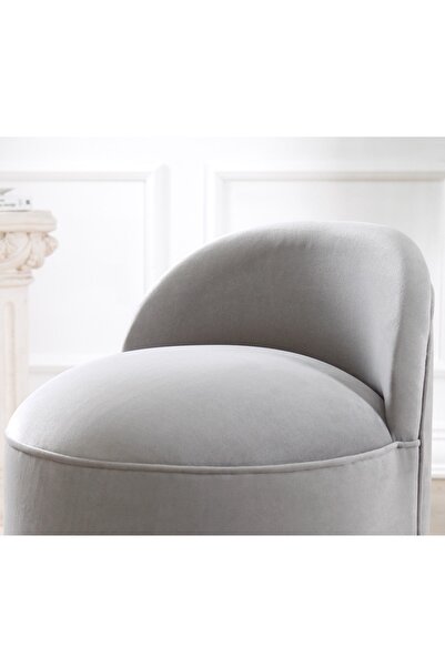 Lorencehome Dover Puf - Açık Gri