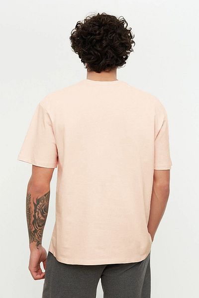 Trendyol Collection Tricou oversize din bumbac imprimat cu decolteu - TMNSS20TS1097