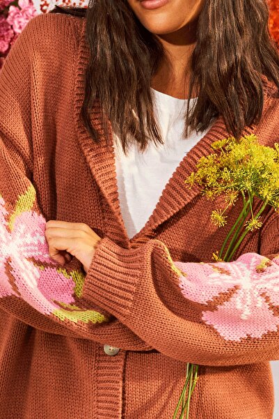 Roxy Svetr ERJSW03584-MMS0 CEDAR WOOD