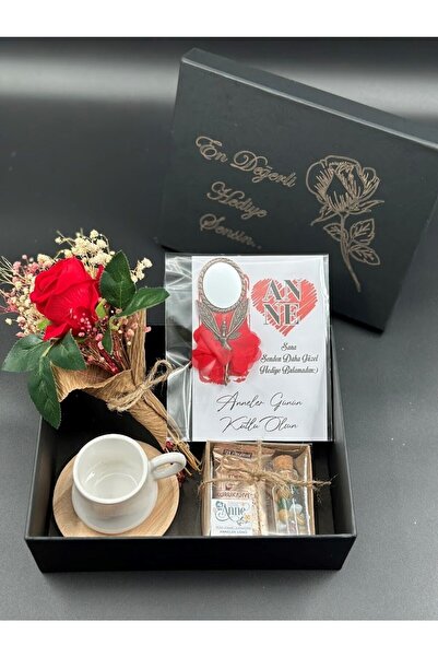 Masalsı Concept Anneme anneler günü hediyesi hediye kutusu, fincan kombini