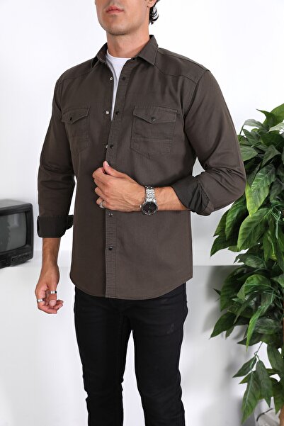 ENZİM JEANS Erkek Kot Gömlek