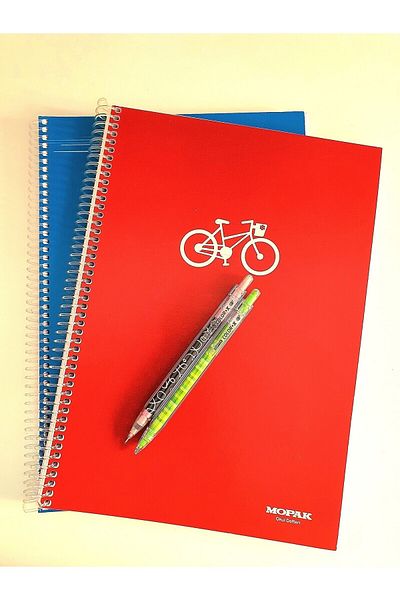 Mopak 120 LEAVES RULED 2 PIECES NOTEBOOK (2 PIECES) + GIPTA 0.7 PEN (2 PIECES)
