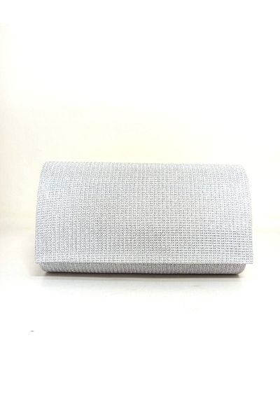 dizaynbag Γυναικεία ασημί μίνι βραδινή τσάντα