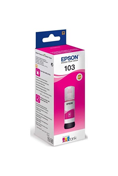 EPSON 103 Kırmızı Şişe Mürekkep Kartuş C13t00s34a