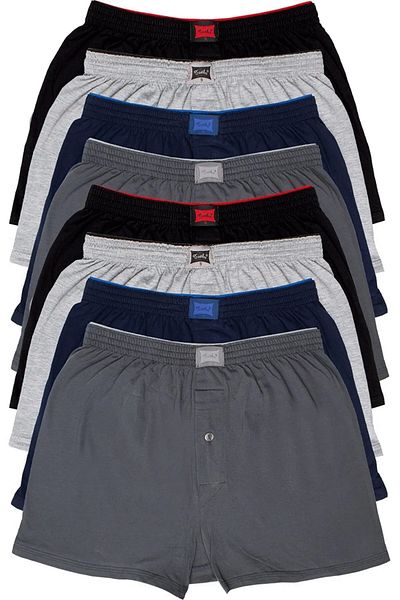 Tutku Ανδρικό Πακέτο Boxer Lycra 8 τεμαχίων με Ειδική Υγιεινή Συσκευασία