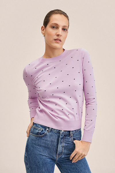 MANGO 27004025 Femei/Fete Deschis/Mov pastel