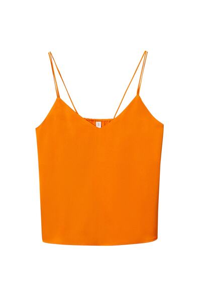 MANGO Turuncu Kadın Bluz 37010410