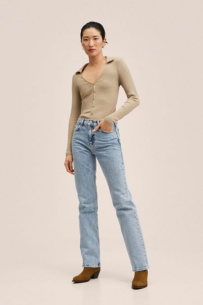 MANGO Graue Damenjacke 27091155