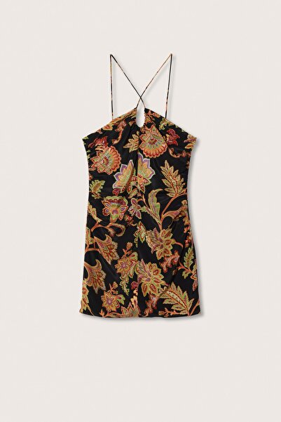 MANGO Woman Μαύρο Γυναικείο Φόρεμα 27018639