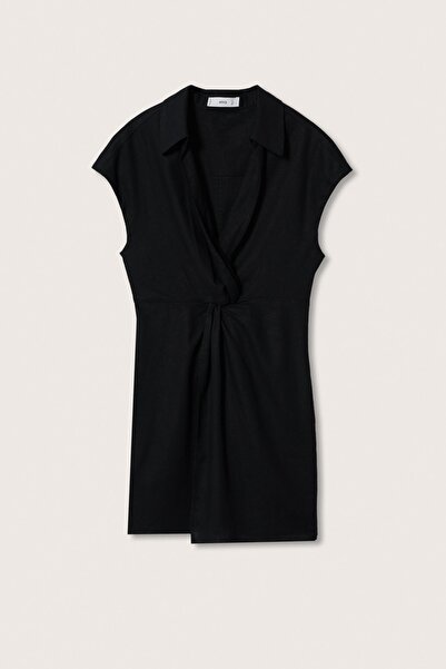 MANGO Woman 27037105 Žena / dívka Černá