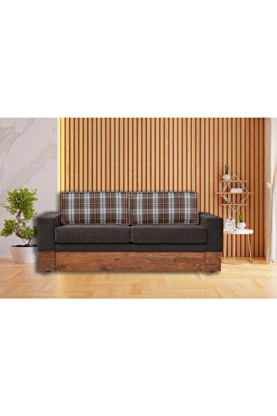 AYPETEKS Ekose Kutu Model Kırlent Kılıfı Sırt Kırlenti Büyük Koltuk Minderi Bahçe Seti Kırlent Kılıfı