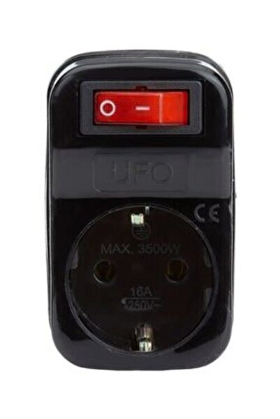 UFO ELECTRIC Şok Koruma Prizi Tekli Fişe Takmalı