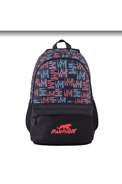 Panther Girls' Panther Love Patterned Backpack PT3930