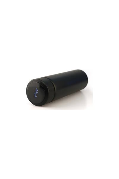 DEPPOSITE ترمس LED سعة 500 مل - مع شاشة عرض لدرجة الحرارة، مكنسة ذكية، معزولة