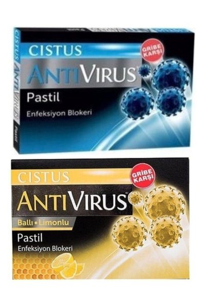 CISTUS Antivirüs Pastil Cistus + Antivirüs Pastil Ballı Limonlu