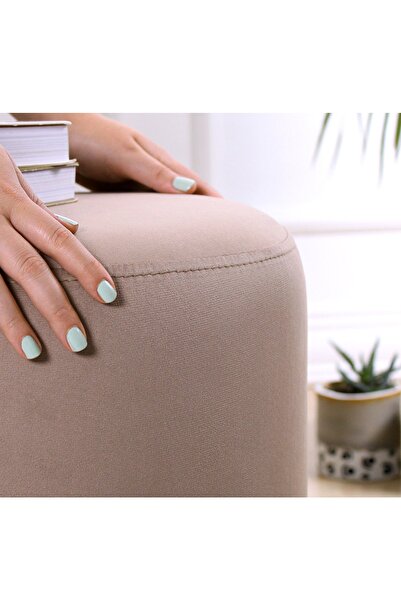 Lorencehome Ropp Puf - Kahve