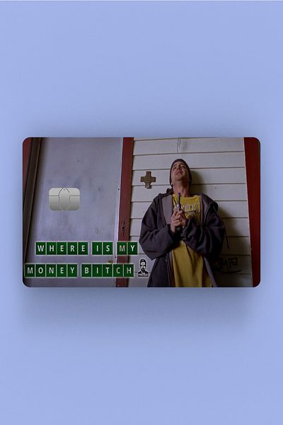 Namgo Breaking Bad Jessie Pinkman Πού είναι το χρήμα μου Επικάλυψη με αυτοκόλλητο πιστωτικής κάρτας