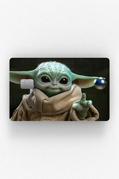 Namgo Baby Yoda Çipli/çipsiz Kart Stickerı Kaplama