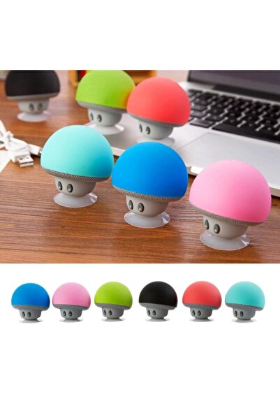 Alife Sevimli Mantar Görünümlü Mini Bluetooth Kablosuz Hoparlör Speaker