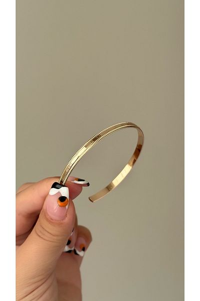Alâ Atelier vintage steel handcuff bracelet