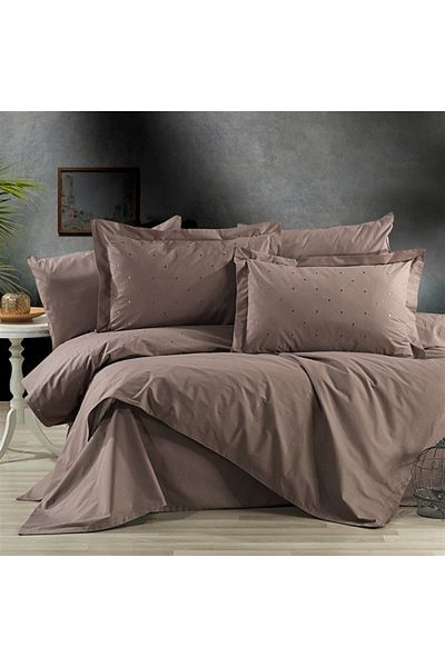 ALTINBAŞAK HOME COLLECTİON Altınbaşak Poplin Dakota Saber Double Duvet Cover Set