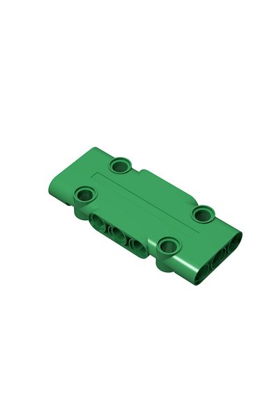 LEGO Accessory Custom MOC Technic Small Flat Panel Plate 3 x 7 x 1 Green 2 pieces to ship