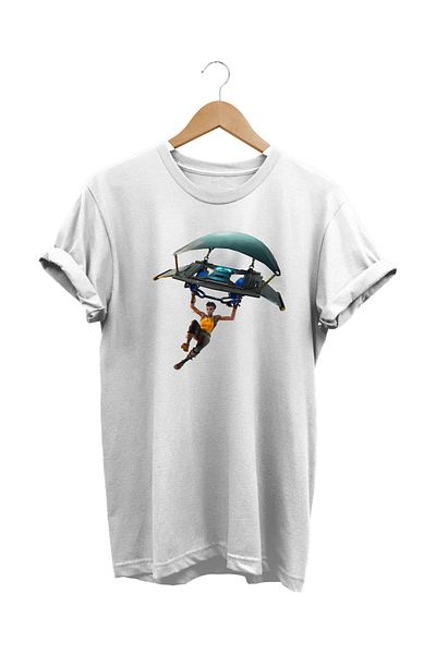 WİDİ Fortnite Glider - Μπλουζάκι Fortnite Glider Printed