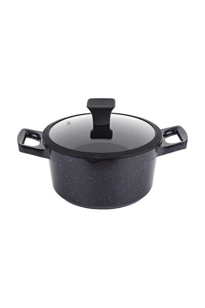 Tantitoni Mor Döküm Yapışmaz Kaplamalı Indüksiyon Tabanlı Derin Tencere 20 cm