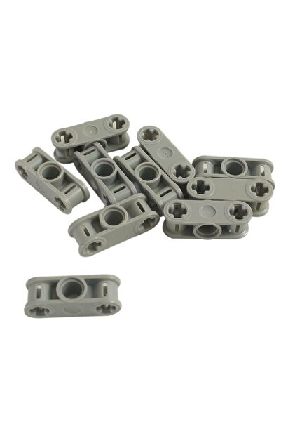 LEGO Technic MOC Custom Axle Pin Connector 3L Ortası Pinli Açık Gri 4 adet gö...