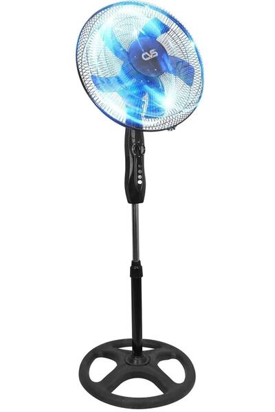 J-TECH Cvs Zaman Ayarlı Vantilatör 5 Kanatlı Pervane Ayaklı 16" Soğutucu Dn 9...