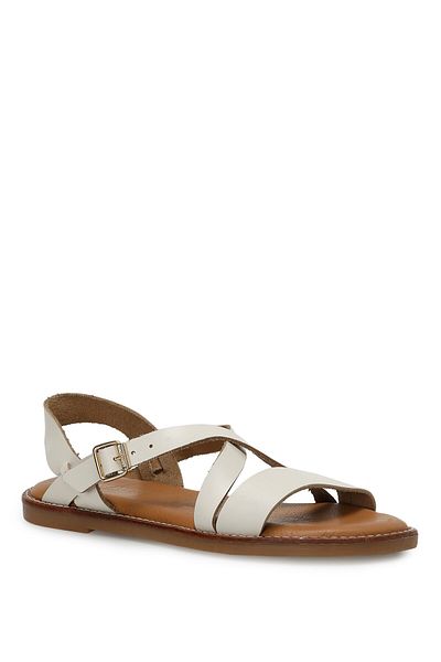 Nine West ODANNI 3FX Beige Women's Flat Sandals