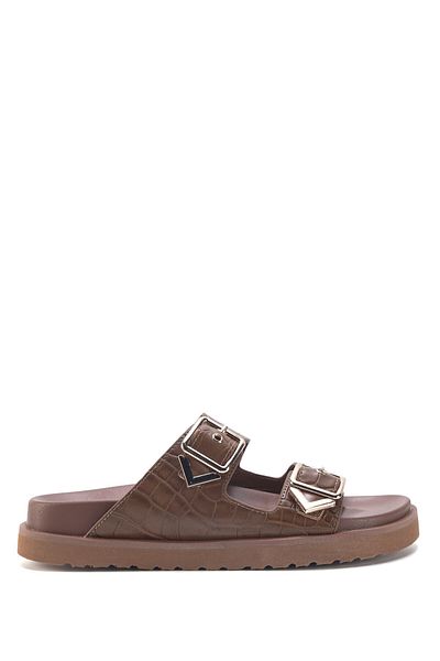 Nine West Pinte 3Fx Tan Women's Slippers