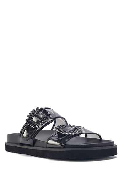 Nine West Viko 3Fx Black Women's Slippers