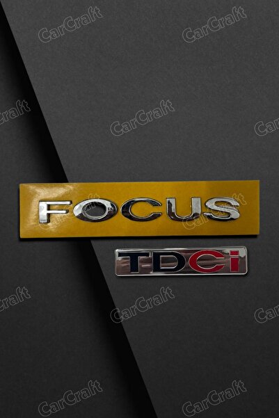 CarCraft Focus 2/2.5 Arka Bagaj Yazı - Tdci Logo 2005-2011 Arası Araçlar